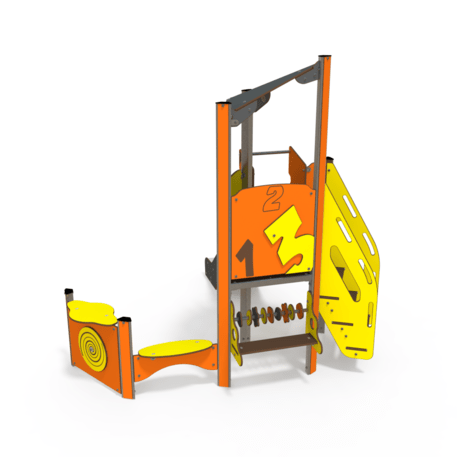 Žaidimų aikštelių kompleksas vaikams nuo 2 metų amžiaus – kolekcija 'MINI / MBG-2150_MI 09-1004-N22'