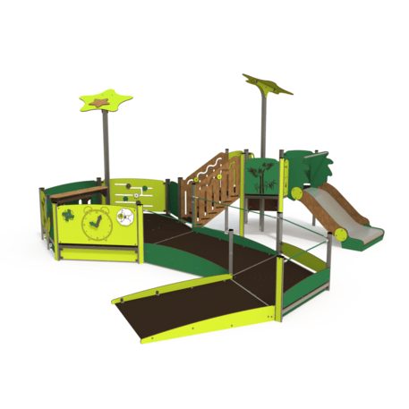 Žaidimų aikštelių kompleksas vaikams nuo 2 metų amžiaus – kolekcija 'MBG-2256_MI 09-2059-T01'