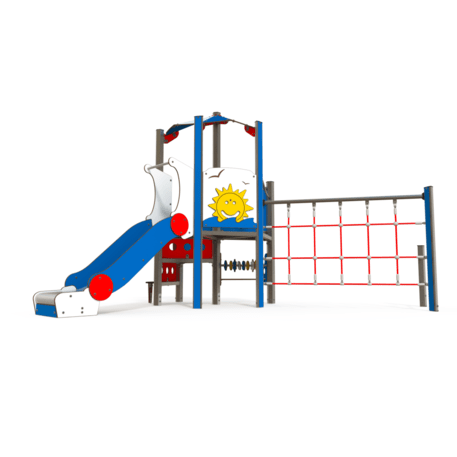 Žaidimų aikštelių kompleksas vaikams nuo 2 metų amžiaus – kolekcija 'MINI / MBG-2163_MI 09-1011-T01'