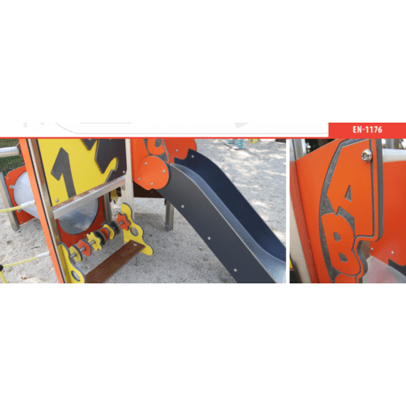 Žaidimų aikštelių kompleksas vaikams nuo 2 metų amžiaus – kolekcija 'MINI / MBG-2163_MI 09-1011-T01'