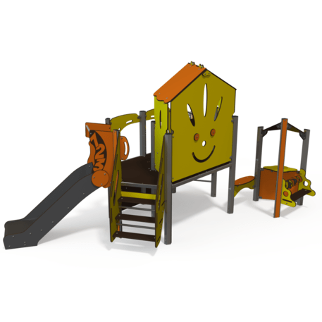Žaidimų aikštelių kompleksas vaikams nuo 2 metų amžiaus – kolekcija 'MINI / MBG-2173_MI 09-1017-N22'