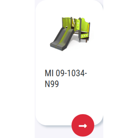 Žaidimų aikštelių kompleksas vaikams nuo 2 metų amžiaus – kolekcija 'MINI / MBG-2183_MI 09-1034-N22'