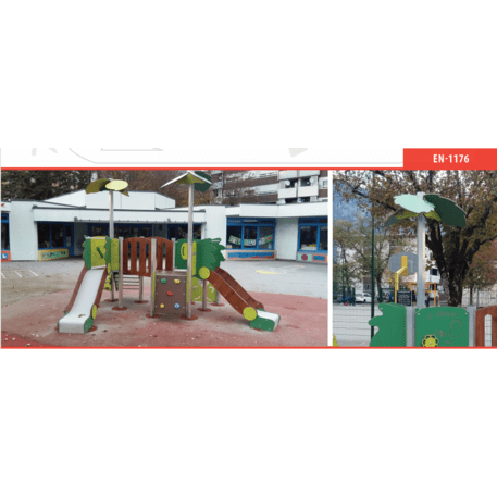 Žaidimų aikštelių kompleksas vaikams nuo 2 metų amžiaus – kolekcija 'MINI / MBG-2271_MI 09-2069-P15'