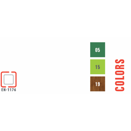 Žaidimų aikštelių kompleksas vaikams nuo 2 metų amžiaus – kolekcija 'MINI / MBG-2271_MI 09-2069-P15'