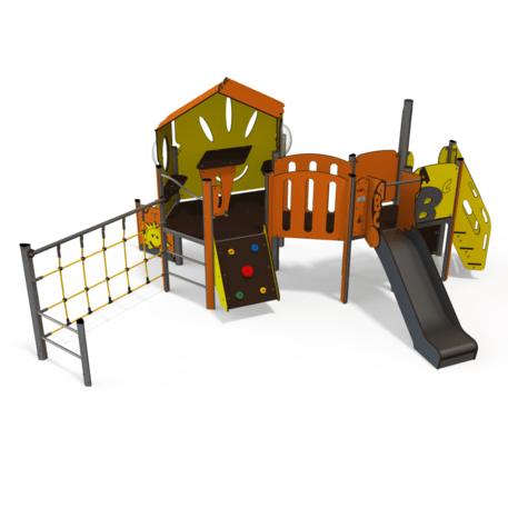 Žaidimų aikštelių kompleksas vaikams nuo 2 metų amžiaus – kolekcija 'MINI / MBG-2281_MI 09-2077-N22'