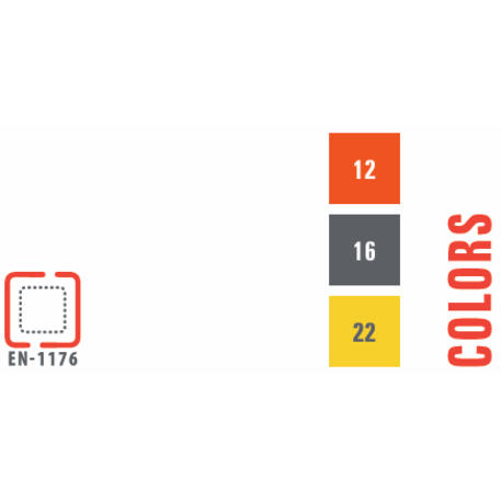 Žaidimų aikštelių kompleksas vaikams nuo 2 metų amžiaus – kolekcija 'MINI / MBG-2281_MI 09-2077-N22'