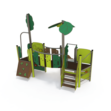 Žaidimų aikštelių kompleksas vaikams nuo 2 metų amžiaus – kolekcija 'MINI / MBG-2286_MI 09-2080-T02'