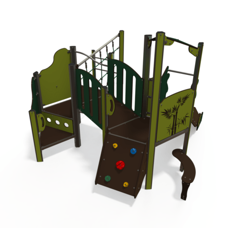 Žaidimų aikštelių kompleksas vaikams nuo 2 metų amžiaus – kolekcija 'MINI / MBG-2213_MI 09-2004-T01'