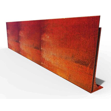 Corten plieno vejos atitvėrimo bortelis, 2-10 mm storio, aukštis 350-750 mm 'Premium / STF/22-23-01/MDL'