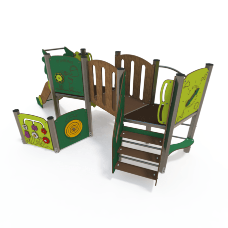 Žaidimų aikštelių kompleksas vaikams nuo 2 metų amžiaus – kolekcija 'MINI / MBG-2289_MI 09-2082-T01'