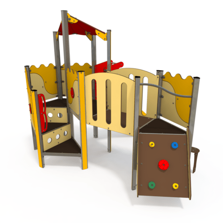 Žaidimų aikštelių kompleksas vaikams nuo 2 metų amžiaus – kolekcija 'MINI / MBG-2296_MI 09-2084-E03'