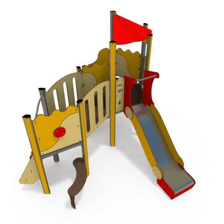 Žaidimų aikštelių kompleksas vaikams nuo 2 metų amžiaus – kolekcija 'MINI / MBG-2296_MI 09-2084-E03'