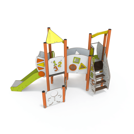 Žaidimų aikštelių kompleksas vaikams nuo 2 metų amžiaus – kolekcija 'MINI / MBG-2236_MI 09-2032-AC07'