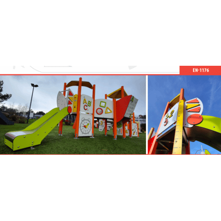 Žaidimų aikštelių kompleksas vaikams nuo 2 metų amžiaus – kolekcija 'MINI / MBG-2236_MI 09-2032-AC07'