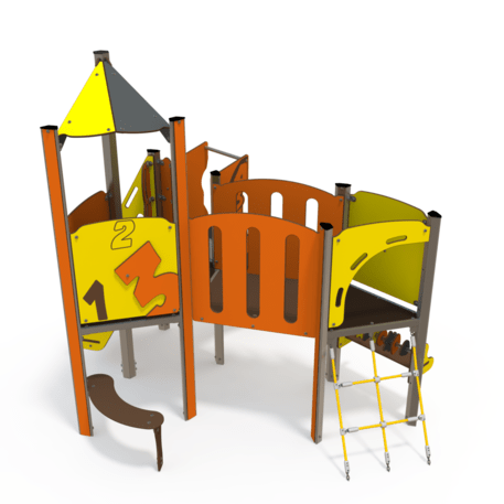 Žaidimų aikštelių kompleksas vaikams nuo 2 metų amžiaus – kolekcija 'MINI / MBG-2299_MI 09-2087-N22'