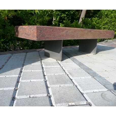 Betoninis modulinis suolas su arba be atlošo 'Premium / Pause 262,5cm'