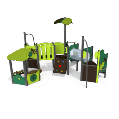 Žaidimų aikštelių kompleksas vaikams nuo 2 metų amžiaus – kolekcija 'MINI / MBG-2321_MI 09-3011-P15'