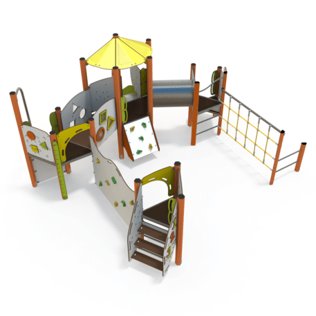 Žaidimų aikštelių kompleksas vaikams nuo 2 metų amžiaus – kolekcija 'MINI / MBG-2340_MI 09-4002-AC07'