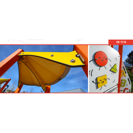 Žaidimų aikštelių kompleksas vaikams nuo 2 metų amžiaus – kolekcija 'MINI / MBG-2340_MI 09-4002-AC07'