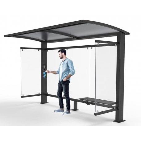 Autobusų stotelės stoginė, paviljonas 'MBG_5007 / Nazaro 05'