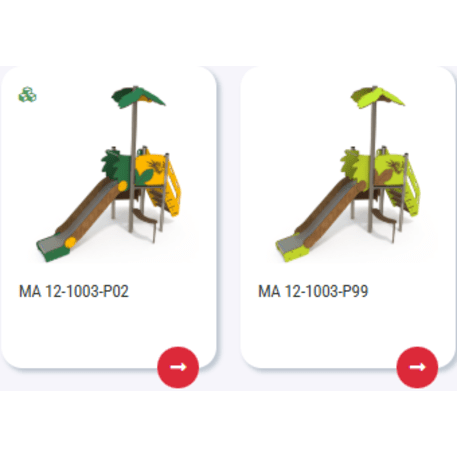 Žaidimų aikštelių kompleksas vaikams nuo 2 iki 10 metų amžiaus – kolekcija 'MAXI / MBG-2348_MA 12-1003-P15'