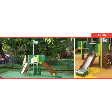 Žaidimų aikštelių kompleksas vaikams nuo 2 iki 10 metų amžiaus – kolekcija 'MAXI / MBG-2348_MA 12-1003-P15'