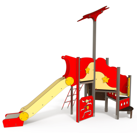 Žaidimų aikštelių kompleksas vaikams nuo 2 iki 10 metų amžiaus – kolekcija 'MAXI / MBG-2357_MA 12-1011-F03'
