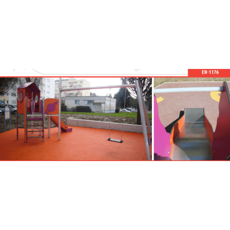 Žaidimų aikštelių kompleksas vaikams nuo 2 iki 10 metų amžiaus – kolekcija 'MAXI / MBG-2367_MA 12-1022-P15'