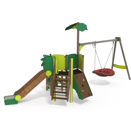 Žaidimų aikštelių kompleksas vaikams nuo 2 iki 10 metų amžiaus – kolekcija 'MAXI / MBG-2383_MA 12-1048-P15'