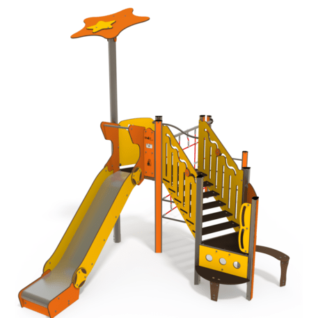 Žaidimų aikštelių kompleksas vaikams nuo 2 iki 10 metų amžiaus – kolekcija 'MAXI / MBG-2389_MA 12-2003-O99'