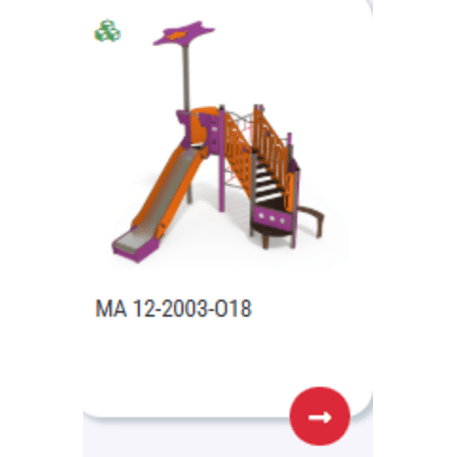 Žaidimų aikštelių kompleksas vaikams nuo 2 iki 10 metų amžiaus – kolekcija 'MAXI / MBG-2389_MA 12-2003-O99'