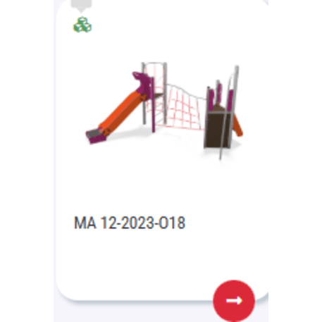 Žaidimų aikštelių kompleksas vaikams nuo 2 iki 10 metų amžiaus – kolekcija 'MAXI / MBG-2407_MA 12-2023-O16'