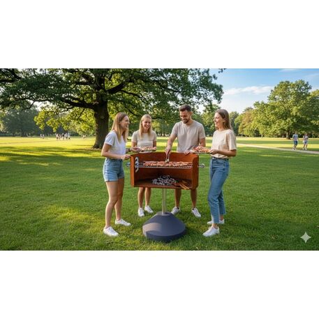 Lauko grilis – kepsninė, skirta viešosioms erdvėms 'Premium Collection / STF/27-48-01/MDL'