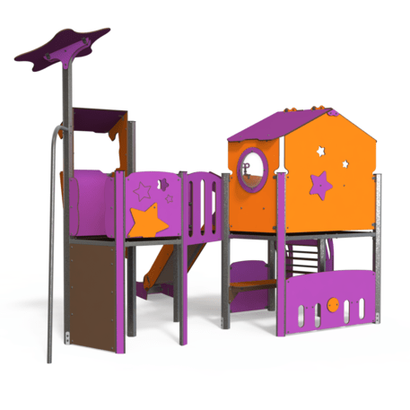 Complesso per parco giochi per bambini dai 2 anni – collezione 'MAXI / MBG-2413_MA 12-2053-O18'