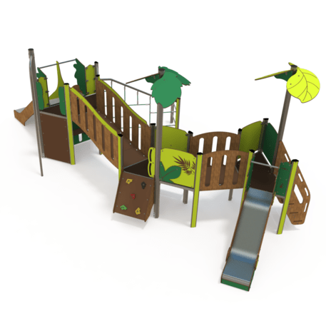 Žaidimų aikštelių kompleksas vaikams nuo 2 iki 10 metų amžiaus – kolekcija 'MAXI / MBG-2488_MA 12-3053-P15'
