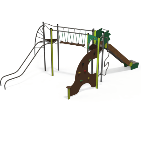 Комплекс детских площадок для детей от 2 до 12 лет – коллекция 'MEGA / MBG-2543_ME 18-2009-P15'