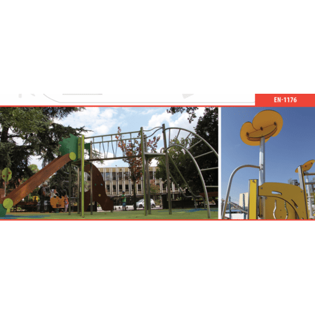 Комплекс детских площадок для детей от 2 до 12 лет – коллекция 'MEGA / MBG-2543_ME 18-2009-P15'