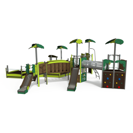 Kompleks placu zabaw dla dzieci od 2. roku życia – kolekcja 'MAXI / MBG-2505_MA 12-5001-P15'