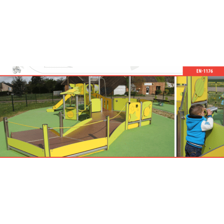 Kompleks placu zabaw dla dzieci od 2. roku życia – kolekcja 'MAXI / MBG-2505_MA 12-5001-P15'