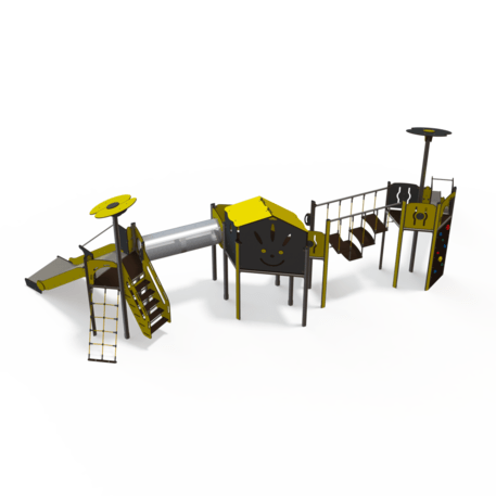 Žaidimų aikštelių kompleksas vaikams nuo 2 iki 12 metų amžiaus – kolekcija 'MEGA / MBG-2577_ME 18-3023-I22'