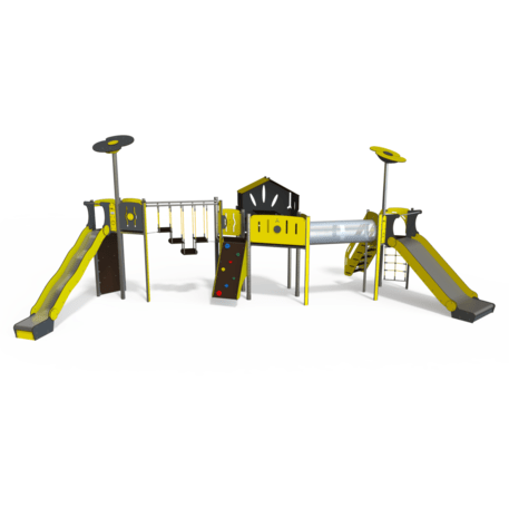 Žaidimų aikštelių kompleksas vaikams nuo 2 iki 12 metų amžiaus – kolekcija 'MEGA / MBG-2577_ME 18-3023-I22'