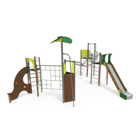 Žaidimų aikštelių kompleksas vaikams nuo 2 iki 12 metų amžiaus – kolekcija 'MEGA / MBG-2620_ME 18-4027-L19'