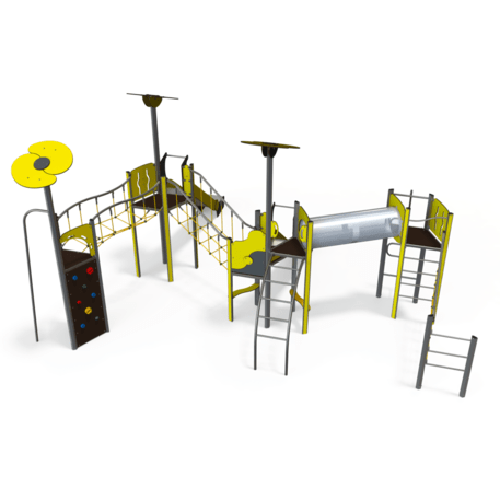 Žaidimų aikštelių kompleksas vaikams nuo 2 iki 12 metų amžiaus – kolekcija 'MEGA / MBG-2608_ME 18-4010-I22'