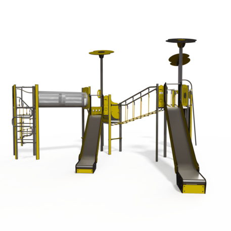 Žaidimų aikštelių kompleksas vaikams nuo 2 iki 12 metų amžiaus – kolekcija 'MEGA / MBG-2608_ME 18-4010-I22'