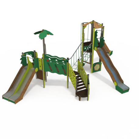 Žaidimų aikštelių kompleksas vaikams nuo 2 iki 12 metų amžiaus – kolekcija 'MEGA / MBG-2616_ME 18-4023-P15'