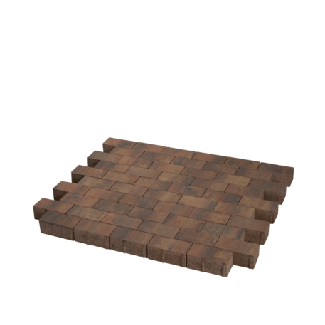 Collezione di pavimentazioni in calcestruzzo di varie dimensioni e colori 'Terana® taco'