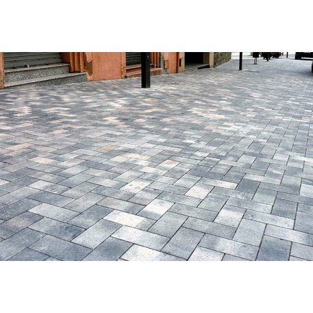 Collezione di pavimentazioni in calcestruzzo di varie dimensioni e colori 'Terana® taco'