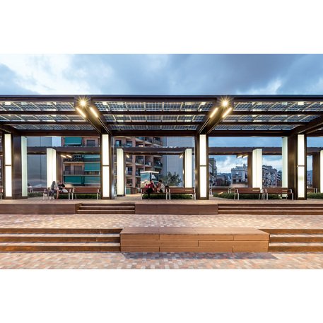 Collezione di pavimentazioni in calcestruzzo di varie dimensioni e colori 'Terana® taco'