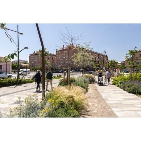 Collezione di pavimentazioni in calcestruzzo di varie dimensioni e colori 'Terana® taco'