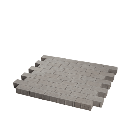 Collezione di pavimentazioni in calcestruzzo di varie dimensioni e colori 'Terana® taco'